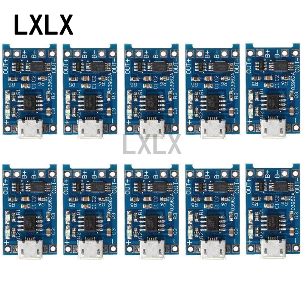Tp4056 Module - 10Pcs TP4056 5V1A TYPE-C Micro USB