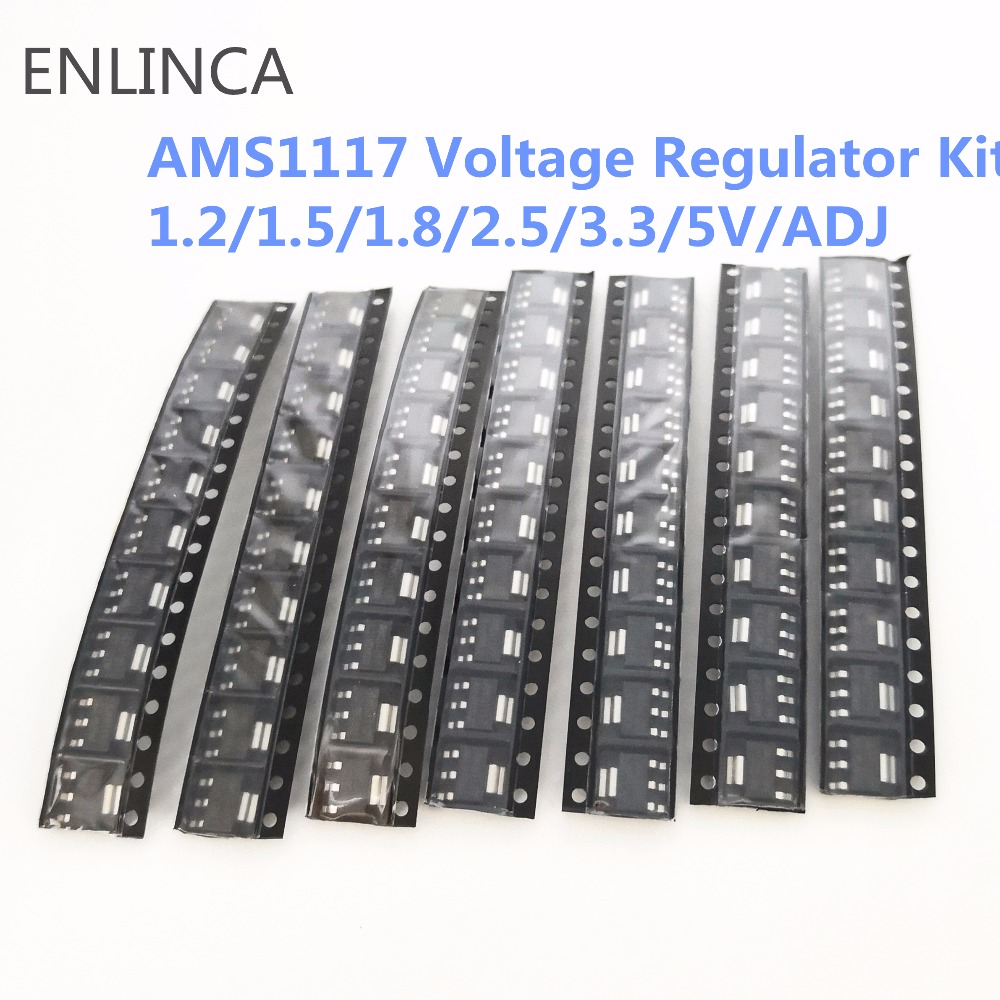 Ams1117 Module - Voltage Regulator Kit AMS1117 1.2V/1.5V/1.8V/2.5V/3.3V/5.0V/ADJ AMS1117-1.2