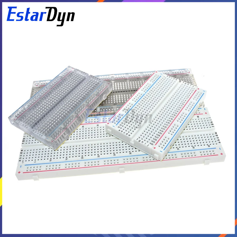 Breadboard 400 Point - Estardyn MB102 Solderless Breadboard 830/400 Holes