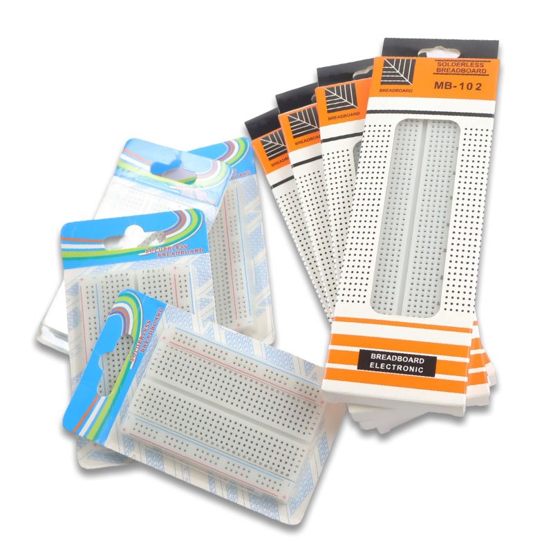 Breadboard 400 Point - 4/3/2PCS MB-102 Breadboard 400 830 Points