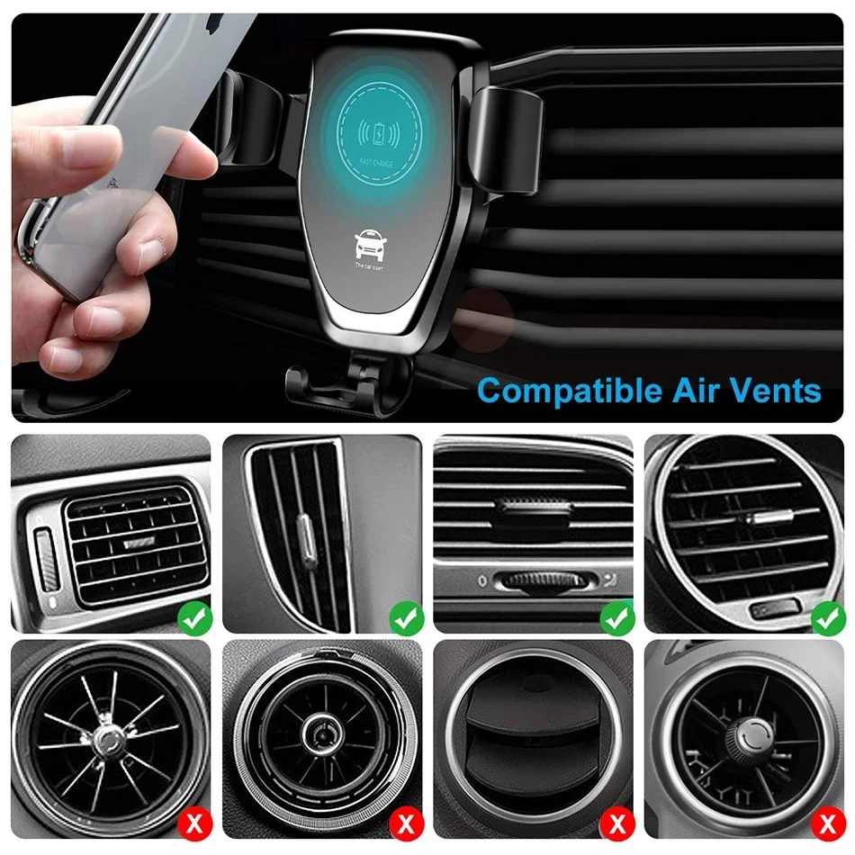 Micro Usb Cable - VIKEFON Wireless Car Charger Air Vent