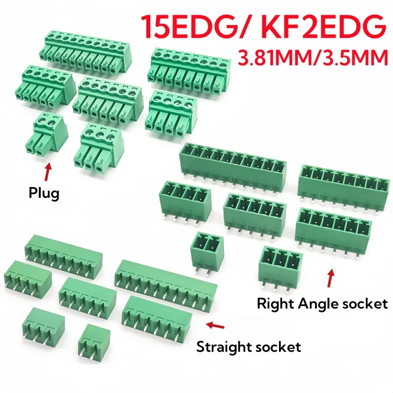 Screw Terminal Block - 15EDG 3.81MM 3.5MM KF2EDG PCB Screw