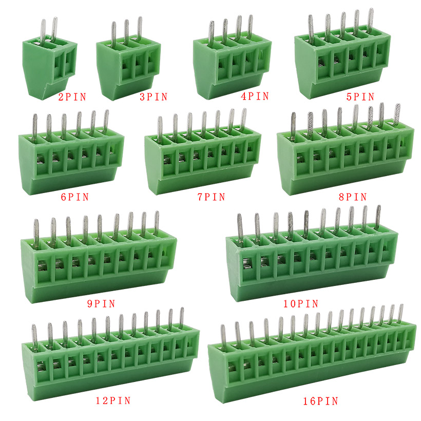 Screw Terminal Block - 10Pcs Pitch 2.54mm PCB Screw Terminal