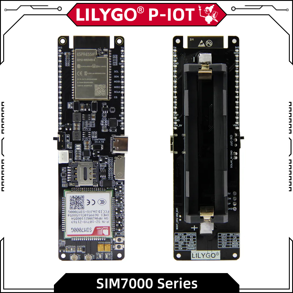 Esp32 Battery Holder Lipo - LILYGO® TTGO T-SIM7000G ESP32 SIM Development