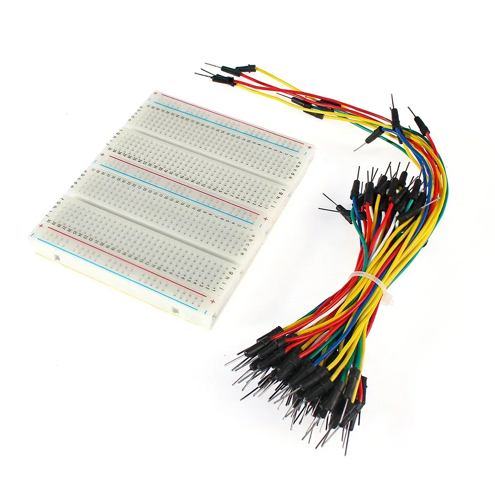 Breadboard 400 Point - 400/750/830Tie DIY PCB Breadboard Kit Jumpers