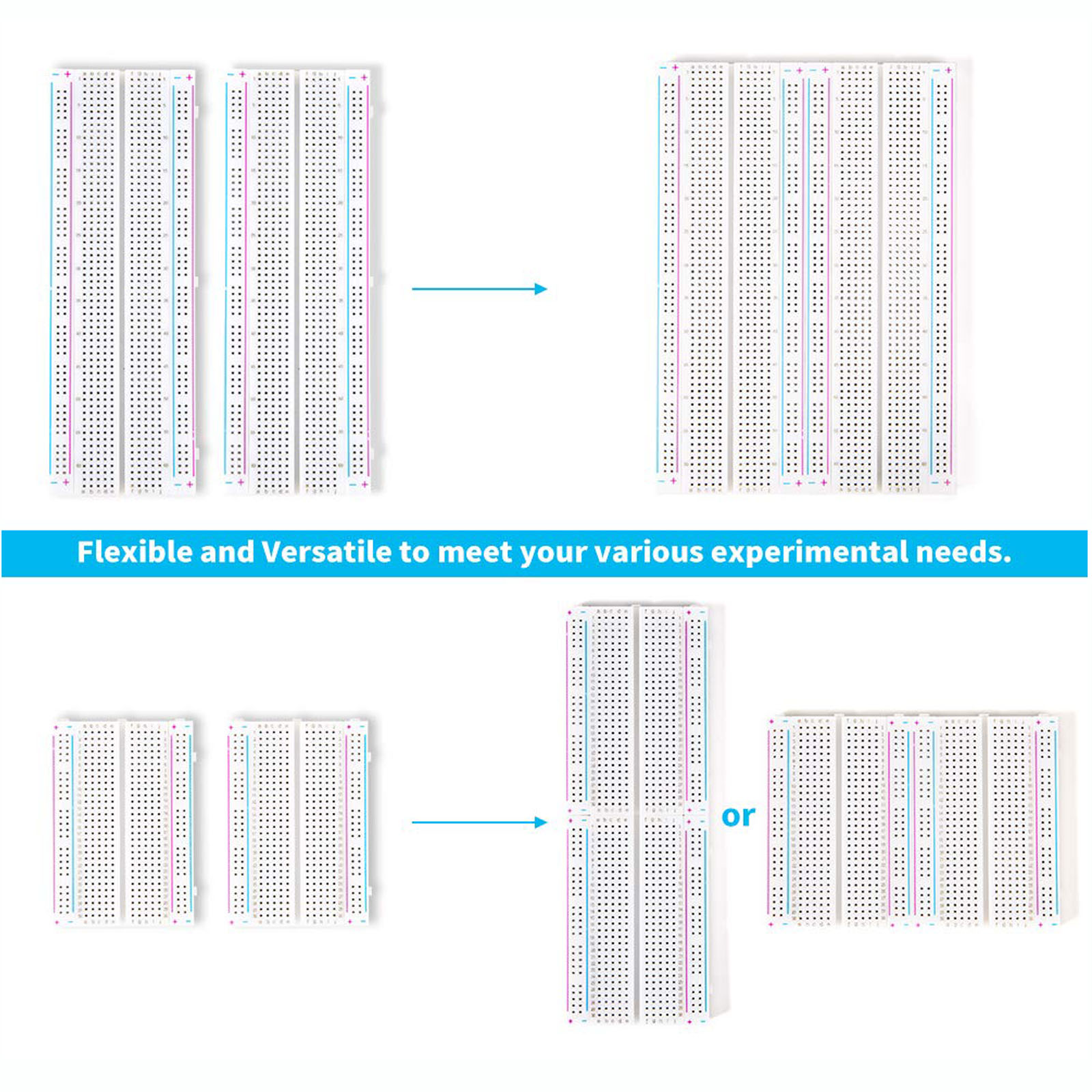 4pcs 400/830 Points Breadboard - Breadboard 400 Point review and price