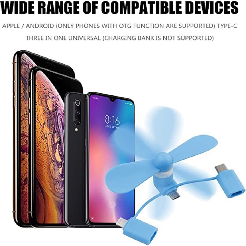 3 in 1 USB Powered Phone Fan f - Micro Usb Cable review and price
