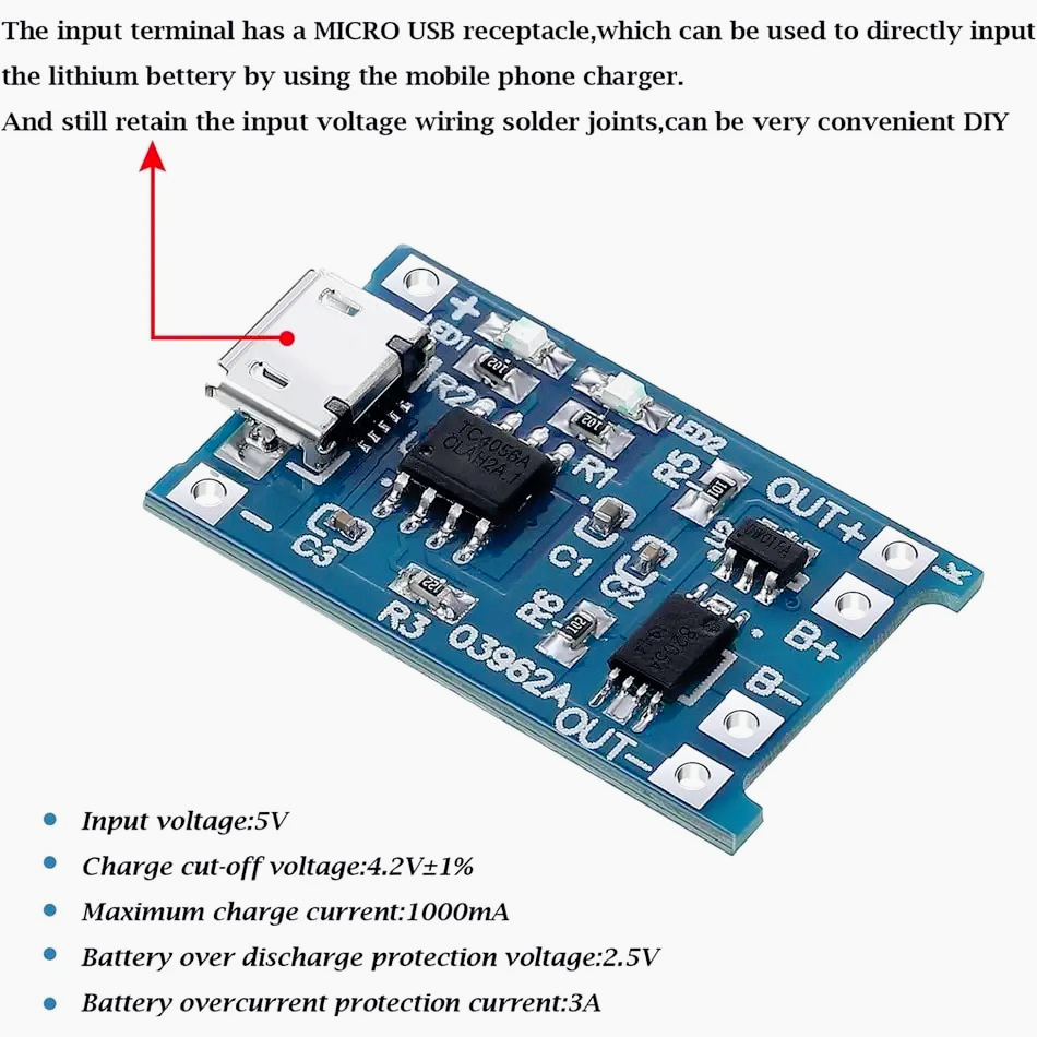 10/20 pcs 5V 1A 18650 Lithium- - Tp4056 Module review and price