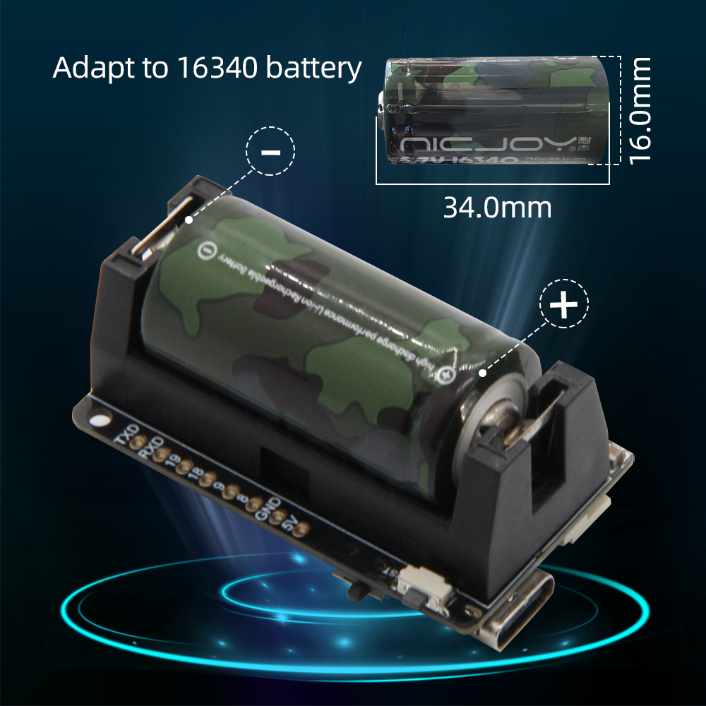LILYGO® TTGO T-OI PLUS RISC-V  - Esp32 Battery Holder Lipo review and price