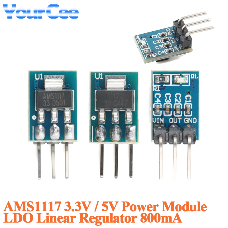 20pcs/1pc AMS1117 3.3V 5V Powe - Ams1117 Module review and price