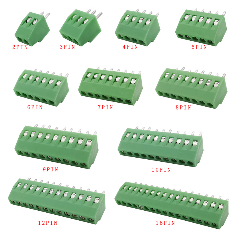 10Pcs Pitch 2.54mm PCB Screw T - Screw Terminal Block review and price