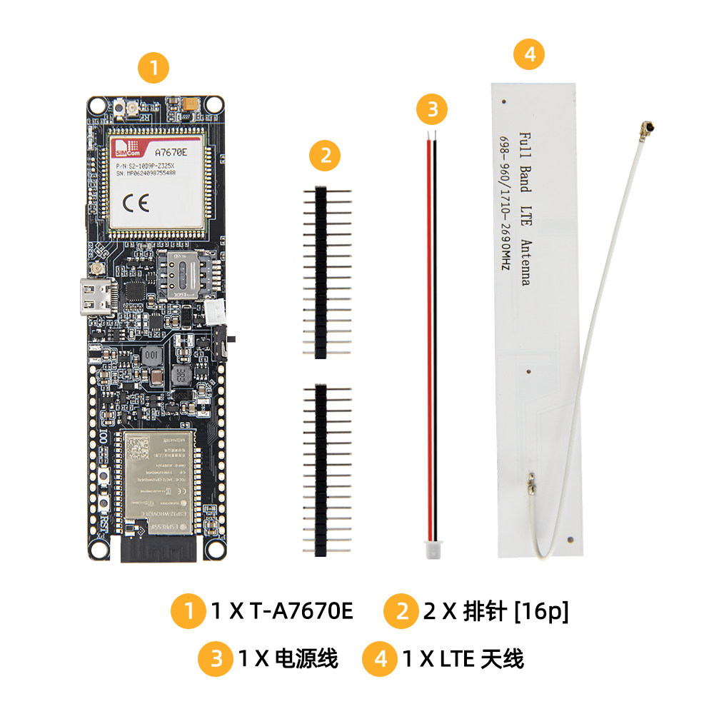 LILYGO T-A7670E ESP32 Developm - Esp32 Battery Holder Lipo review and price