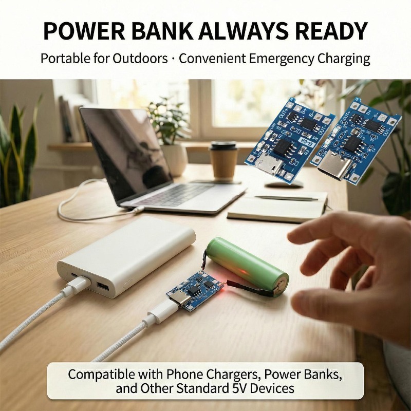 5V 3A Micro/Type-c/Mini 18650  - Tp4056 Module review and price