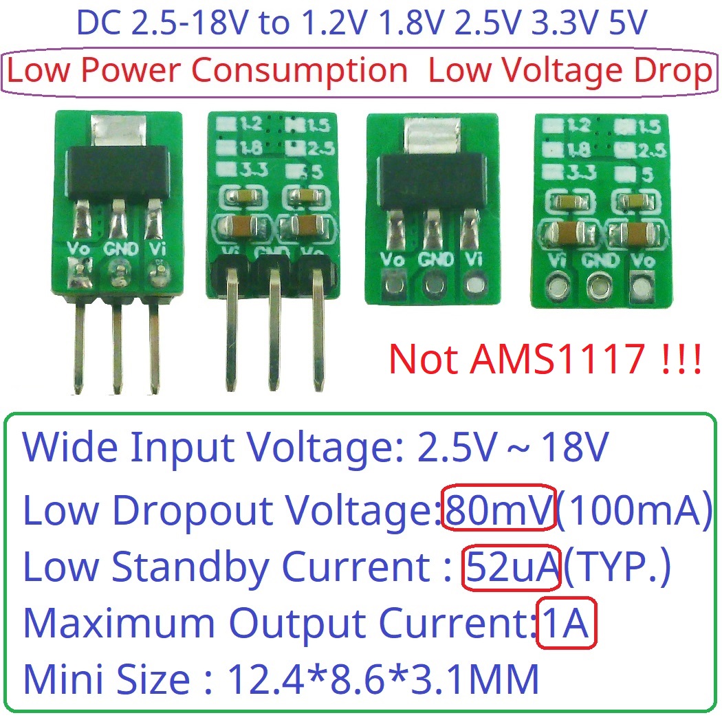 AMS1117 7805 Compatible LDO Mo - Ams1117 Module review and price