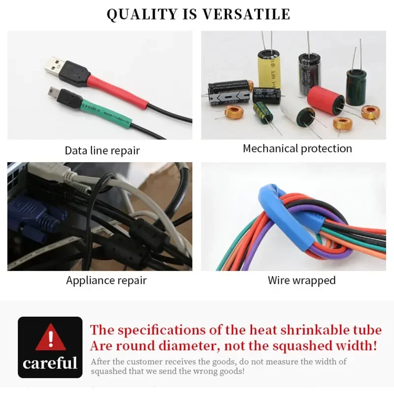 127/328/580pcs Heat Shrink Tub - Jumper Wire Kit review and price