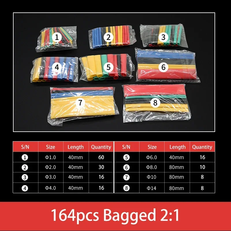127/328/580pcs Heat Shrink Tub - Jumper Wire Kit review and price