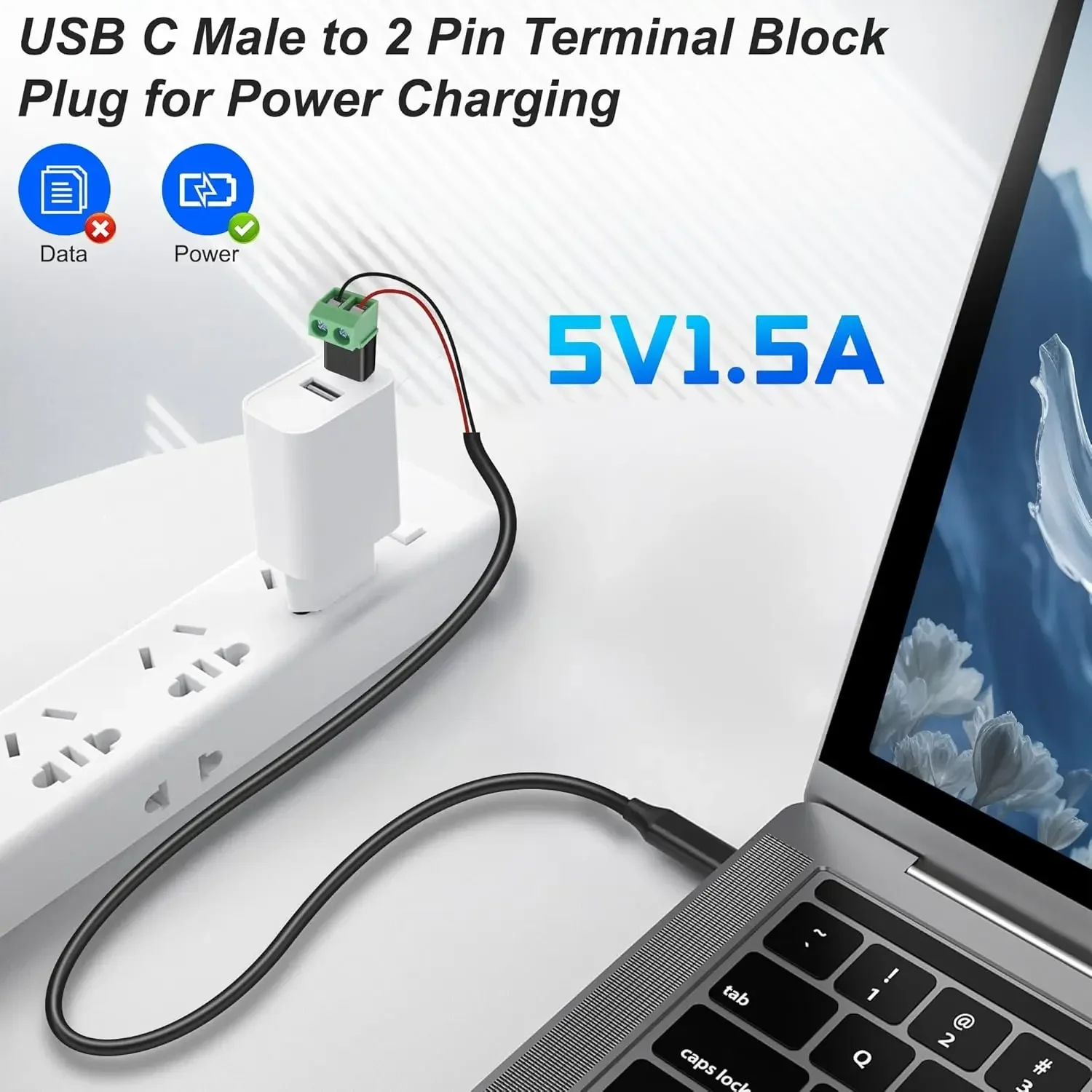 1-4Pcs Solderless Plug USB C t - Screw Terminal Block review and price