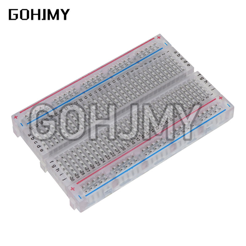 10pcs Transparent mini bread b - Breadboard 400 Point review and price