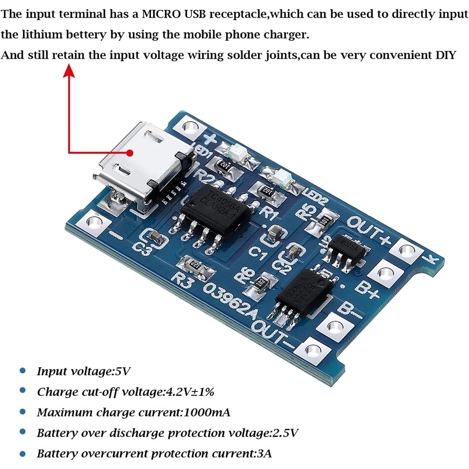 20pcs TP4056 1A 5V Lithium Bat - Tp4056 Module review and price