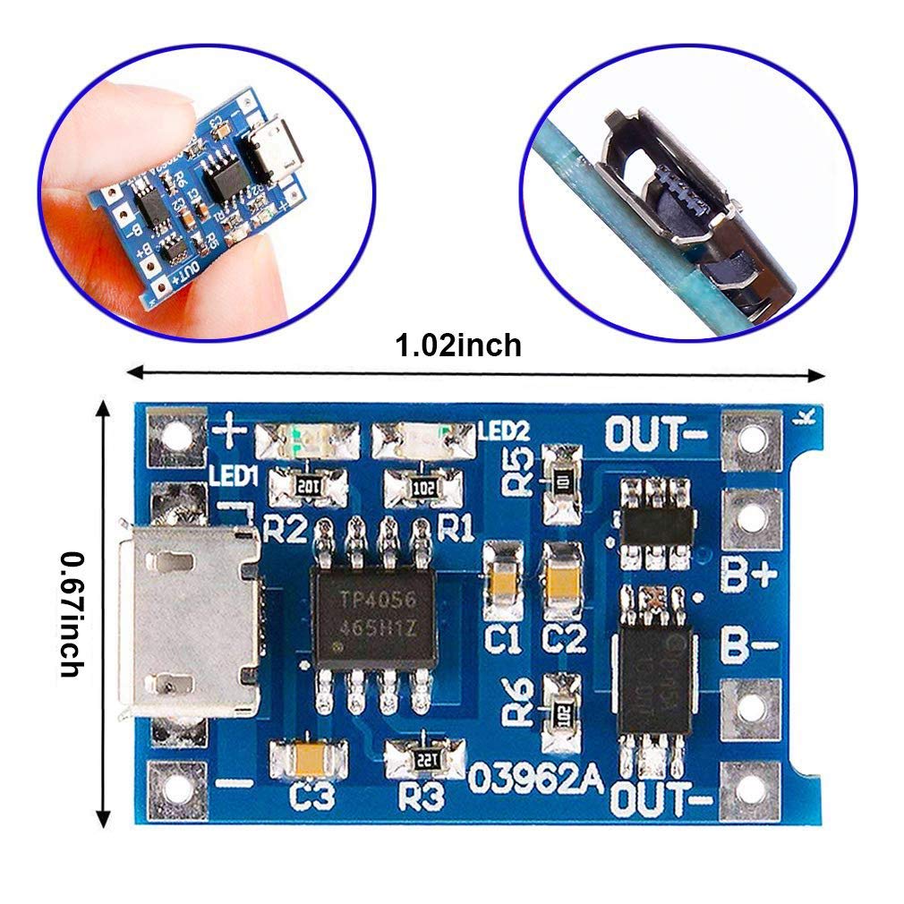 2/5PC Type-C Micro Mini 5V1A 1 - Tp4056 Module review and price