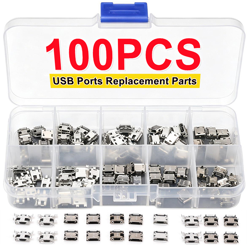 100PCS/Pack 10 Types Female 5P - Micro Usb Cable review and price