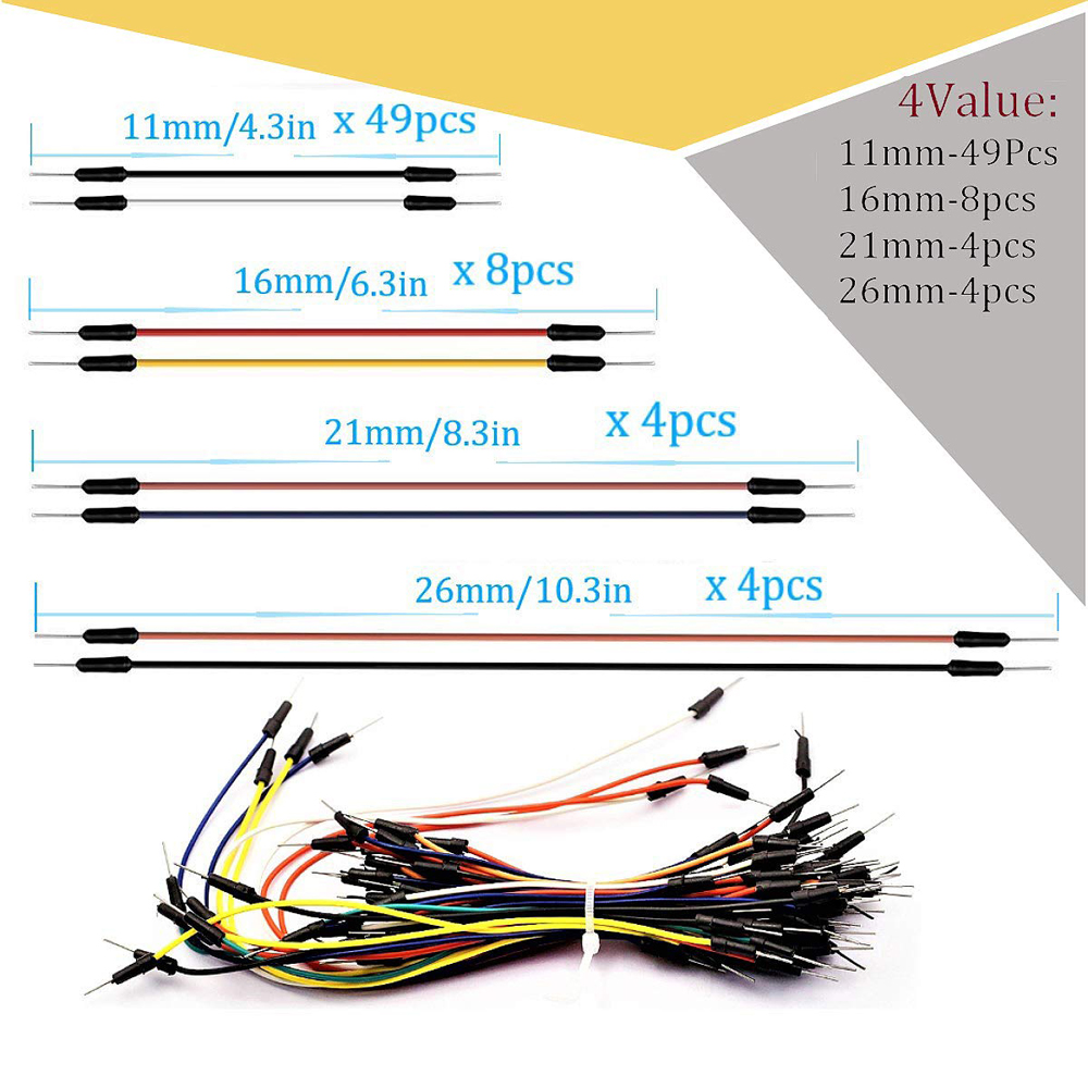 Breadboard Jumper Wire Kit wit - Breadboard 400 Point review and price