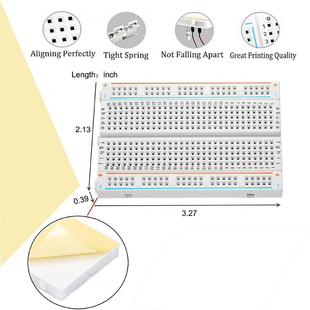 Breadboard Jumper Wire Kit wit - Breadboard 400 Point review and price